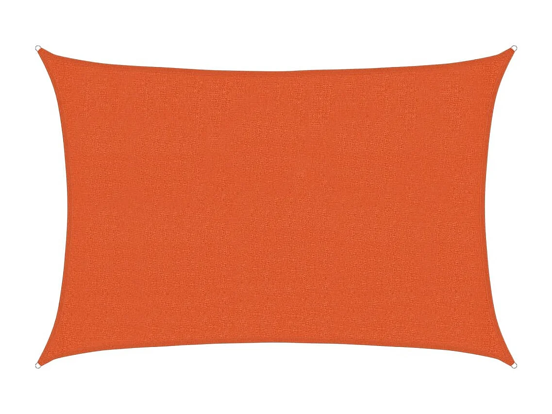 Voile d'ombrage 160 g/m² Orange 2,5x3,5 m PEHD