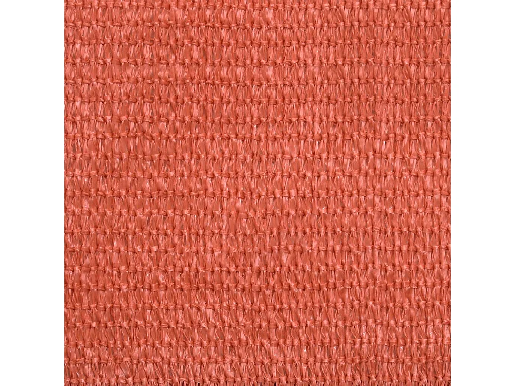 Vela de sombra 160 g/m² terracota retangular 3,5x5 m HDPE