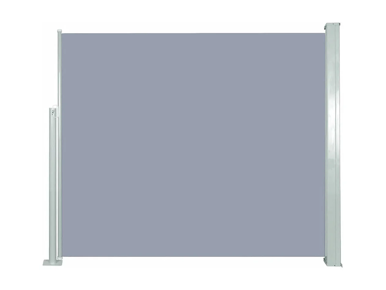 Tenda laterale retrattile 120 x 300 cm Grigia