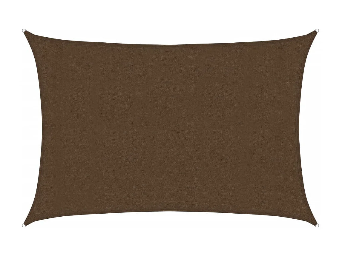 Vela de sombra 160 g/m² Castanho 3x5 m HDPE