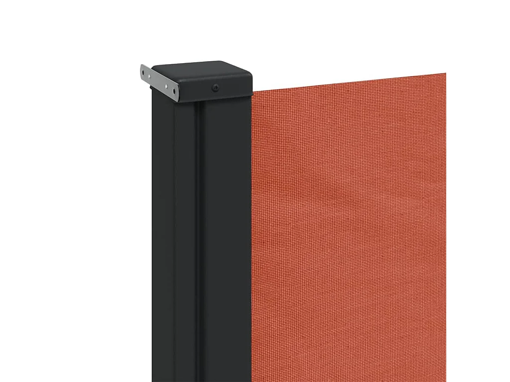 Tenda laterale retrattile in terracotta 180x500 cm