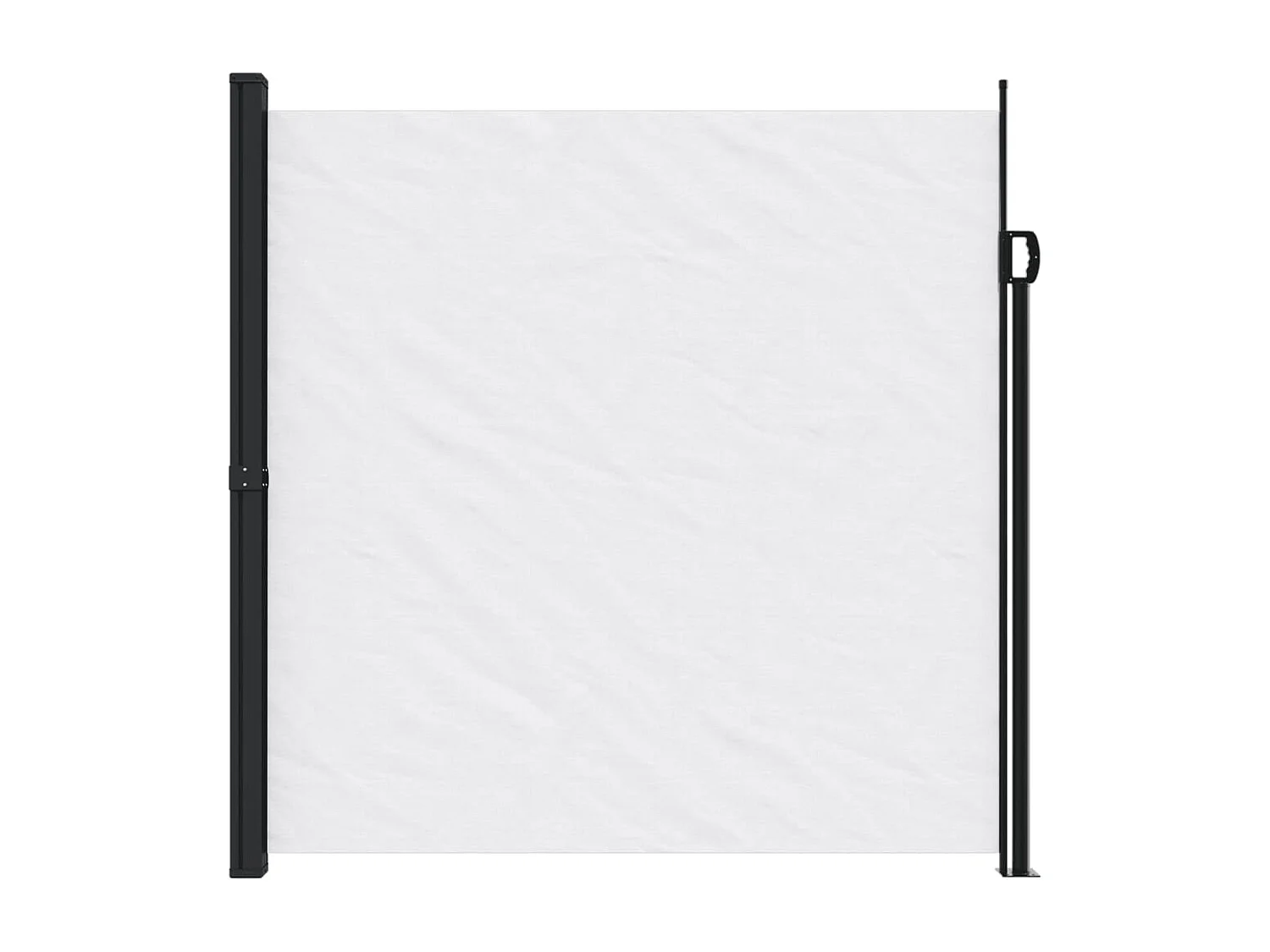 Auvent latéral rétractable blanc 200x600 cm