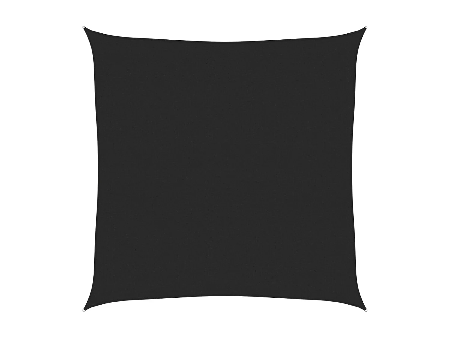 Vela ombreggiante 160 g/m² Nera 4x4 m HDPE