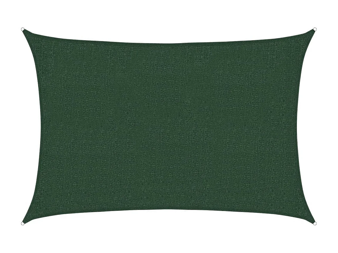Voile d'ombrage 160 g/m² Vert foncé 2x3 m PEHD