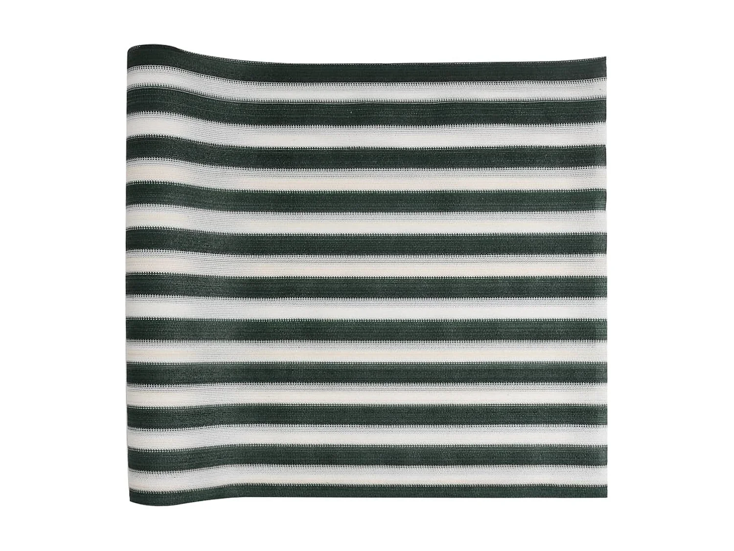 Filet brise-vue vert et blanc 1,8x25 m PEHD 195 g/m²