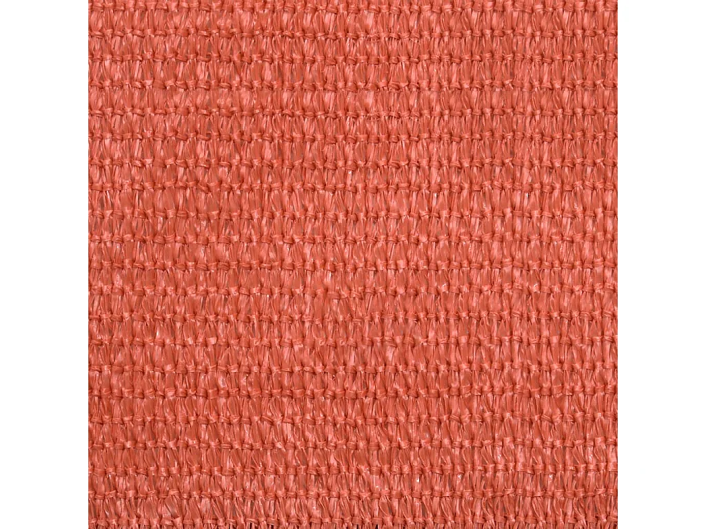Voile d'ombrage 160 g/m² Terre cuite 3x3 m PEHD