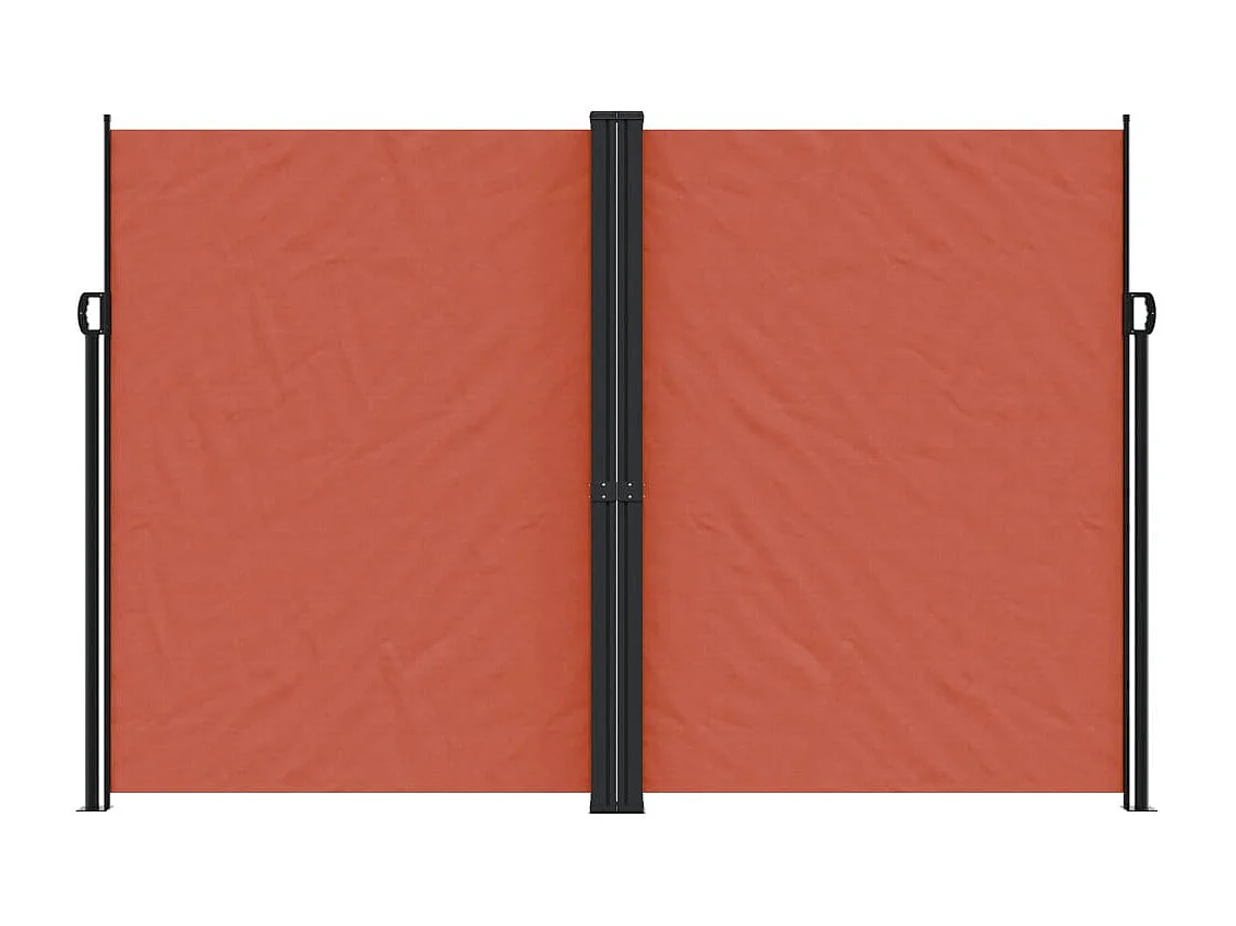 Tenda laterale retrattile in terracotta 220x1200 cm