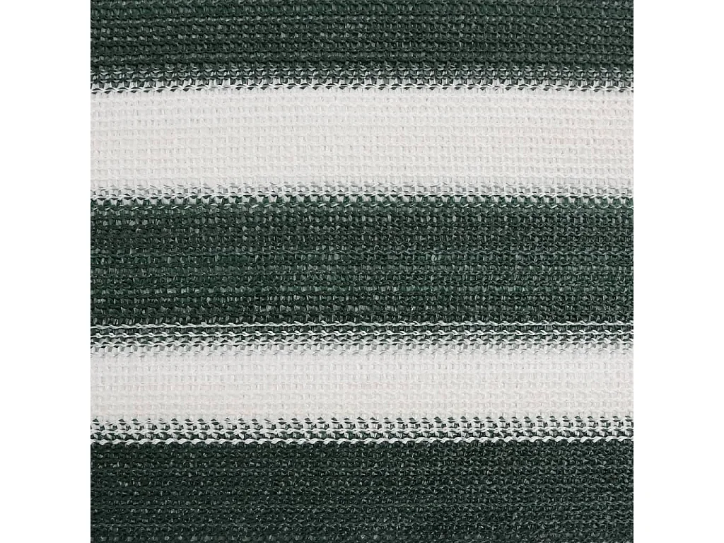 Grün-weißes Sichtschutznetz 1,5x10 m HDPE 75 g/m²