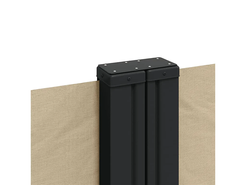 Toldo lateral retrátil bege 220x1200 cm