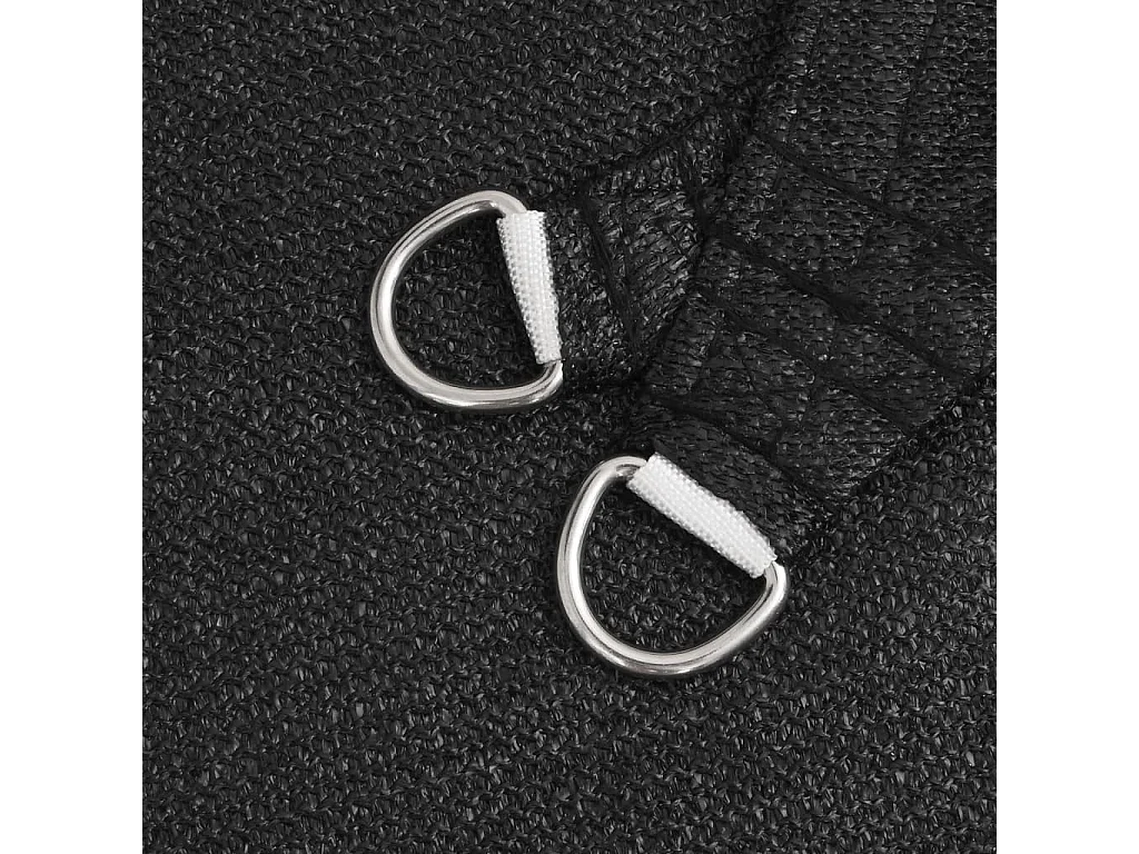 Voile d'ombrage 160 g/m² Noir 5x8 m PEHD