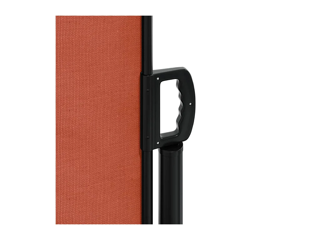 Toldo lateral retrátil em terracota 140x1200 cm
