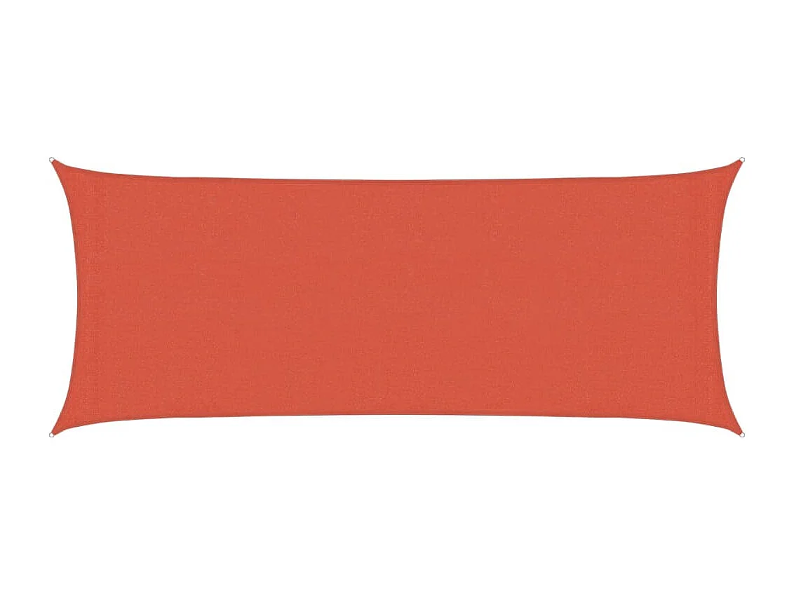 Voile d'ombrage 160 g/m² Terre cuite 2x5 m PEHD