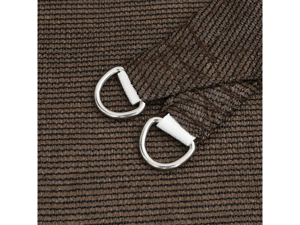 Voile d'ombrage 160 g/m² Marron 5x6 m PEHD