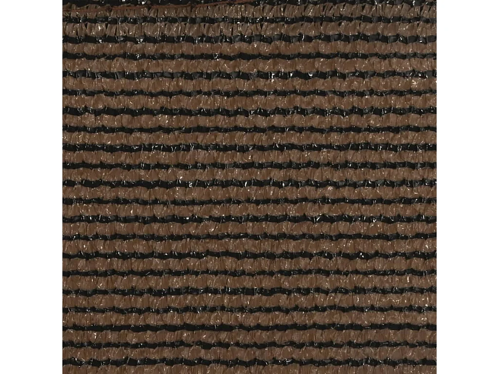 Voile d'ombrage 160 g/m² Marron 5x6 m PEHD