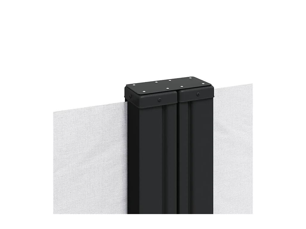 Auvent latéral rétractable blanc 140x1200 cm