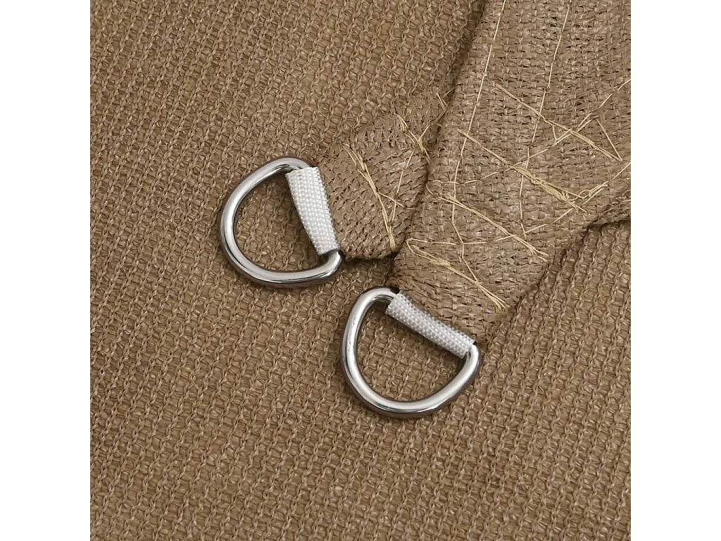 Vela de sombra 160 g/m² Taupe 2x3 m HDPE