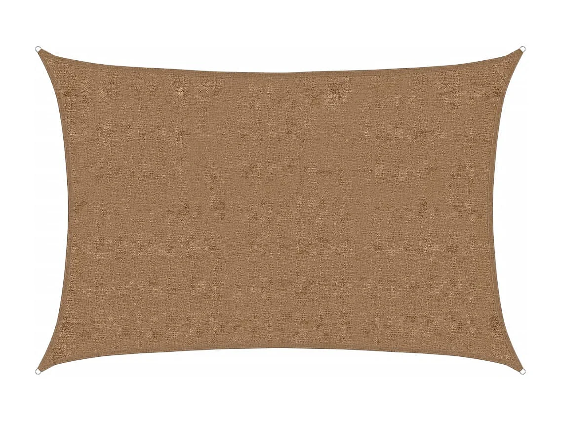 Vela de sombra 160 g/m² Taupe 2x3 m HDPE