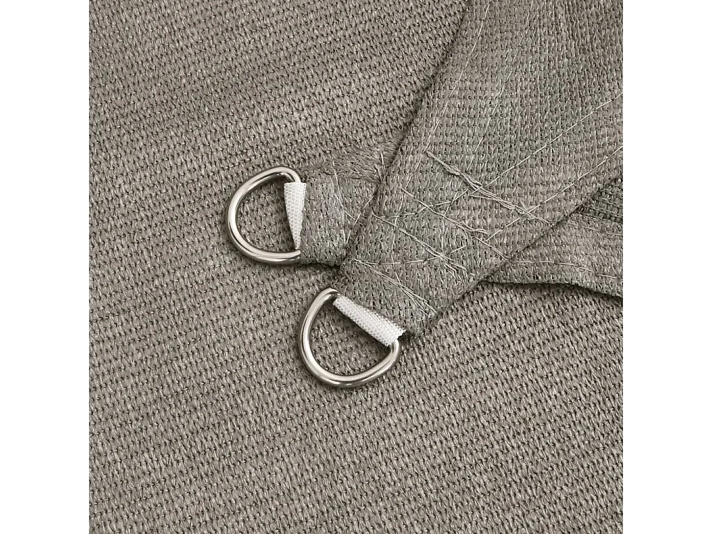 Voile d'ombrage 160 g/m² rectangulaire gris clair 3x6 m PEHD