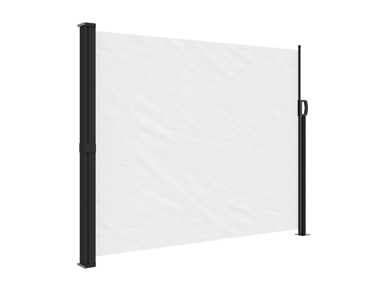 Toldo lateral retráctil blanco 160x300 cm