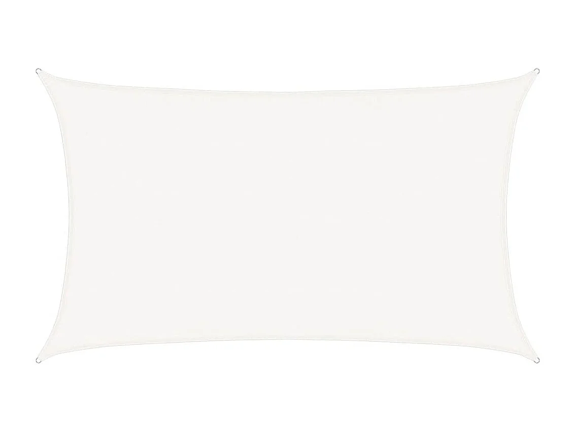 Vela de sombra 160 g/m² Branco 5x8 m HDPE