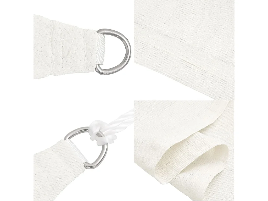 Vela de sombra 160 g/m² Branco 5x8 m HDPE