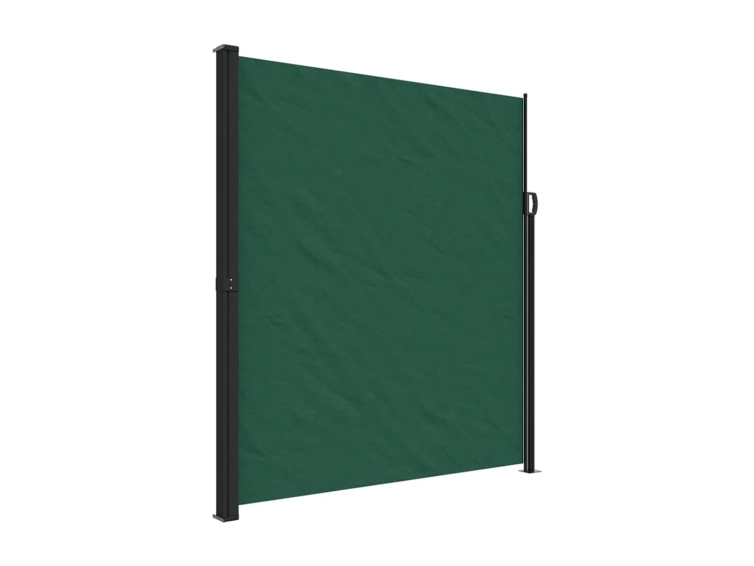 Tenda laterale retrattile verde scuro 220x600 cm