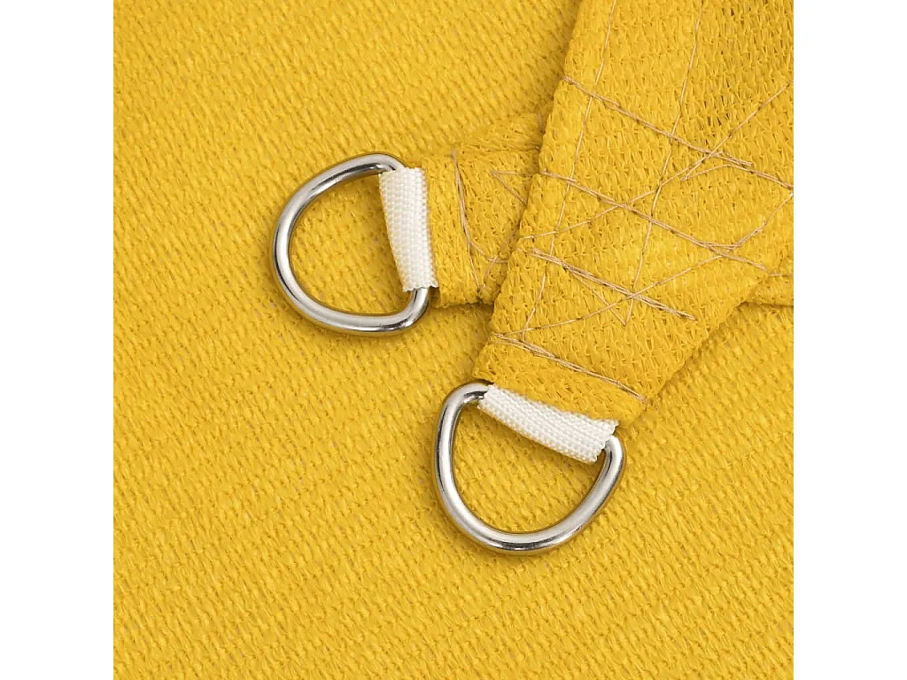Voile d'ombrage 160 g/m² carré jaune 4x4 m PEHD