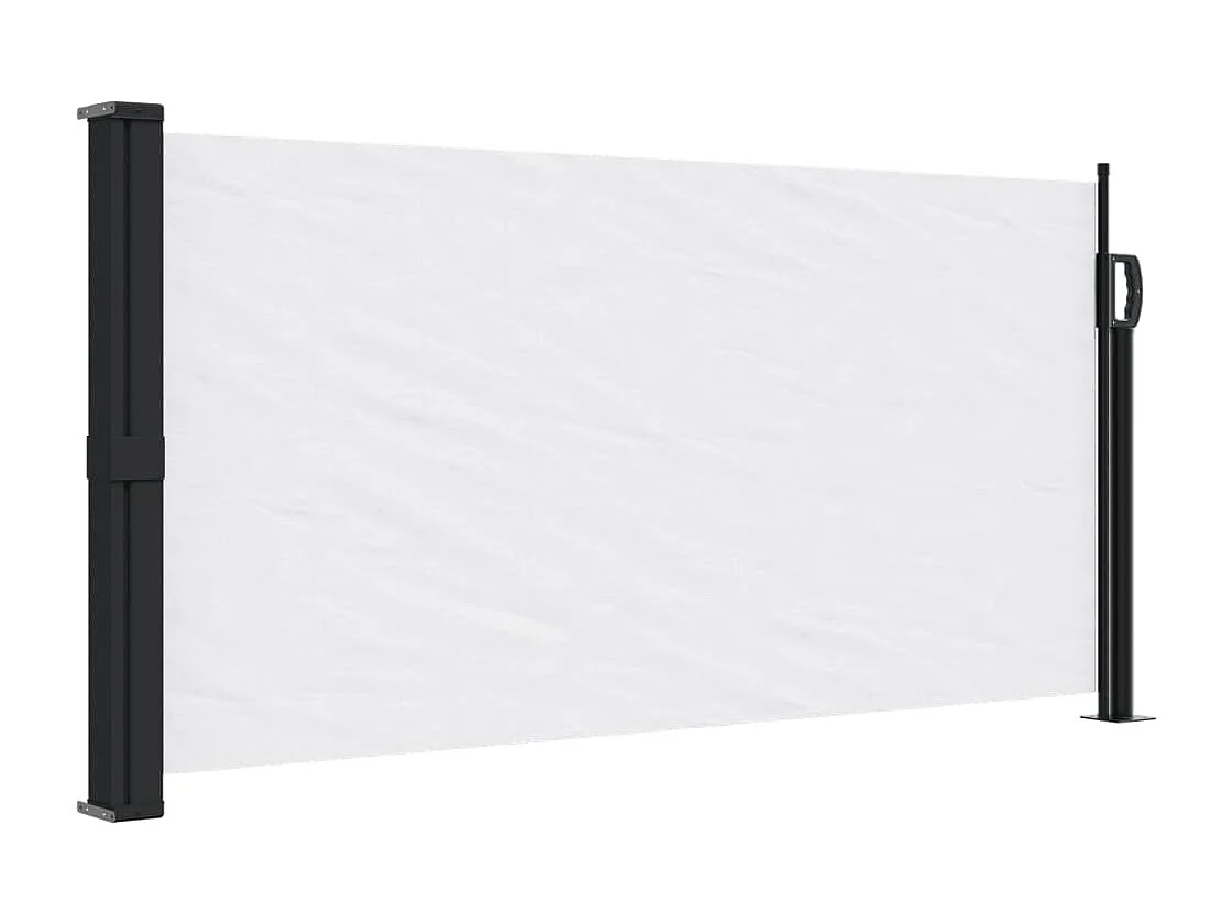 Toldo lateral retrátil branco 100x300 cm
