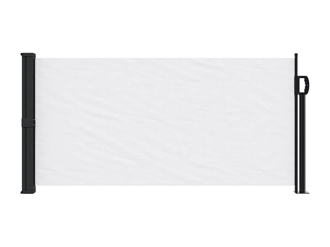 Toldo lateral retrátil branco 100x300 cm