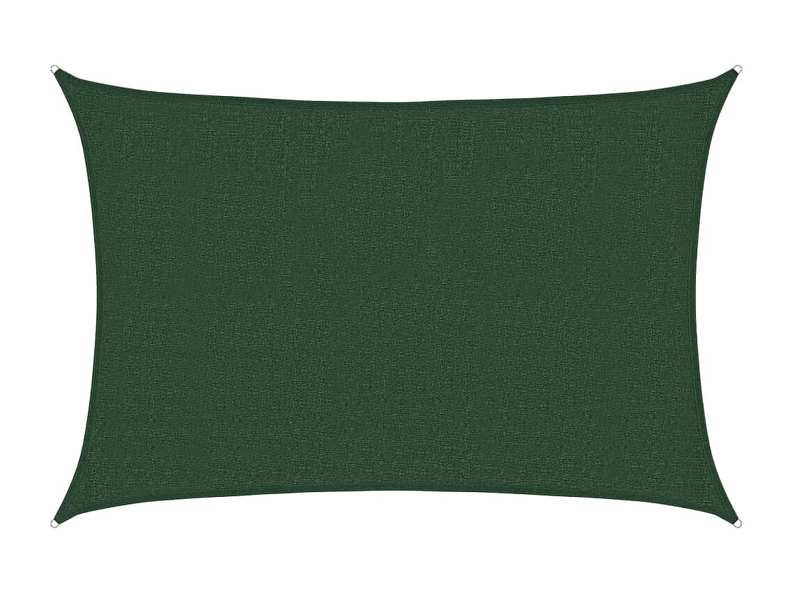 Schaduwdoek 160 g/m² Donkergroen 2,5x4 m HDPE