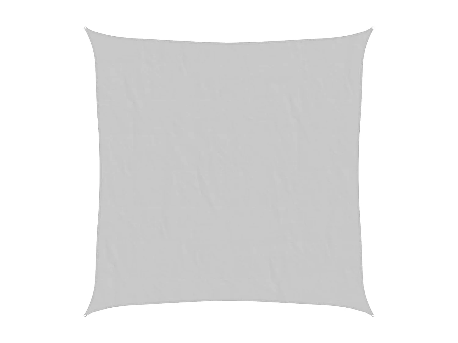 Voile d'ombrage gris clair 7x7 m 100% polyester oxford