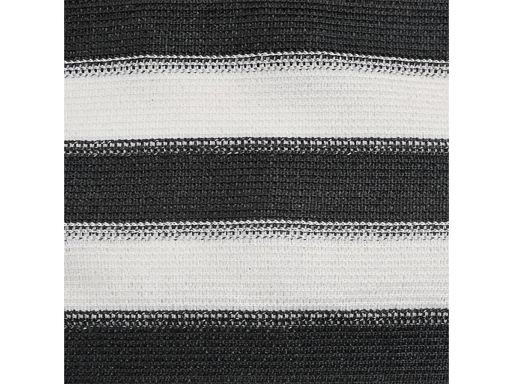 Filet brise-vue anthracite et blanc 1,5x25 m PEHD 195 g/m²
