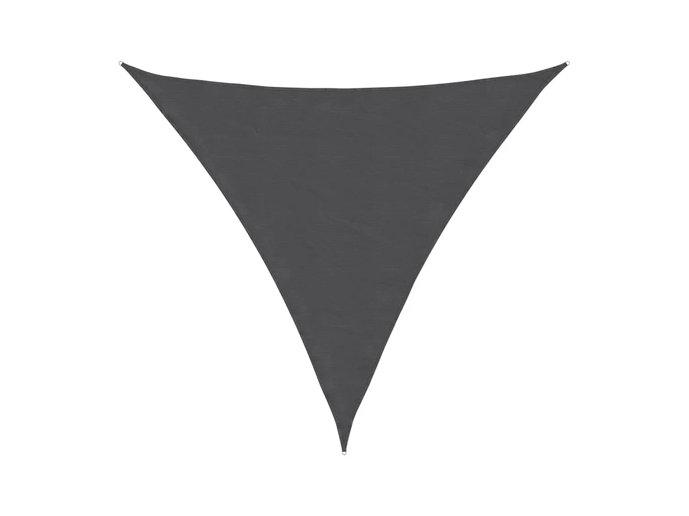 Anthrazitfarbenes Sonnensegel 2x2x2 m, 100 % Polyester Oxford