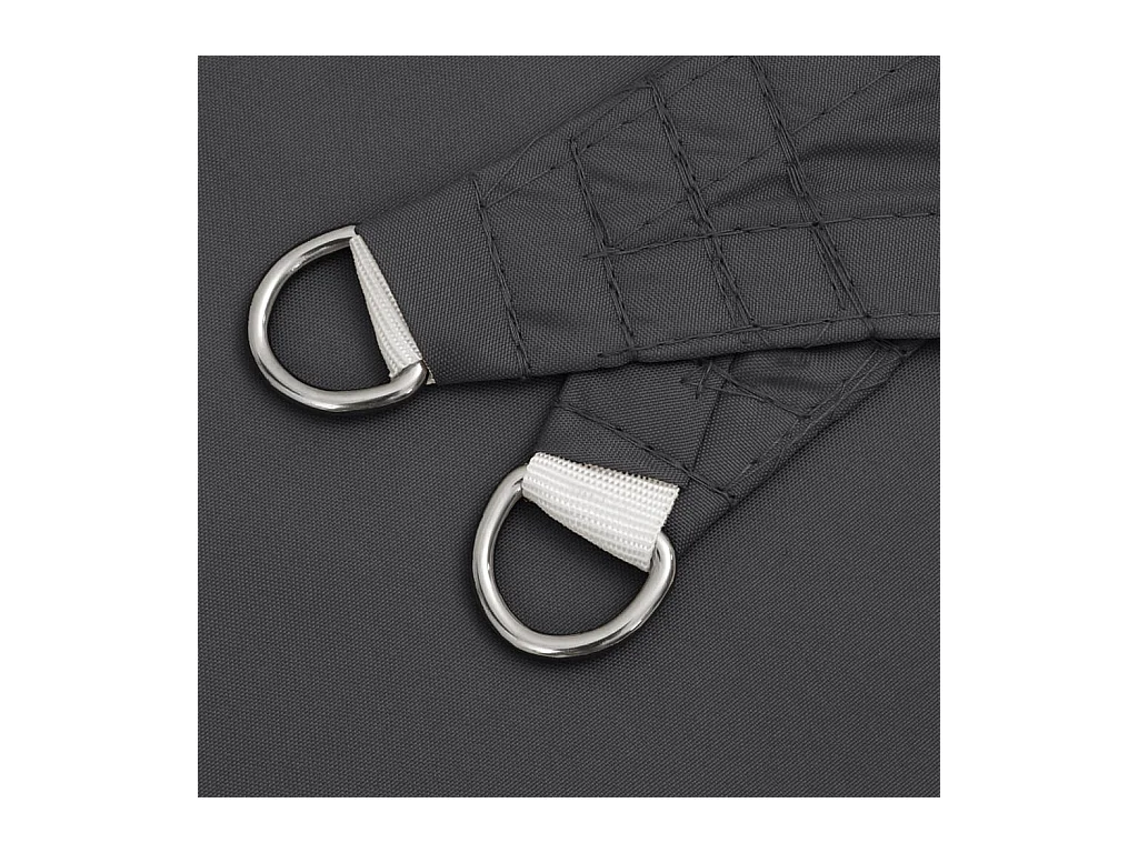 Voile d'ombrage anthracite 2x2x2 m 100 % polyester oxford
