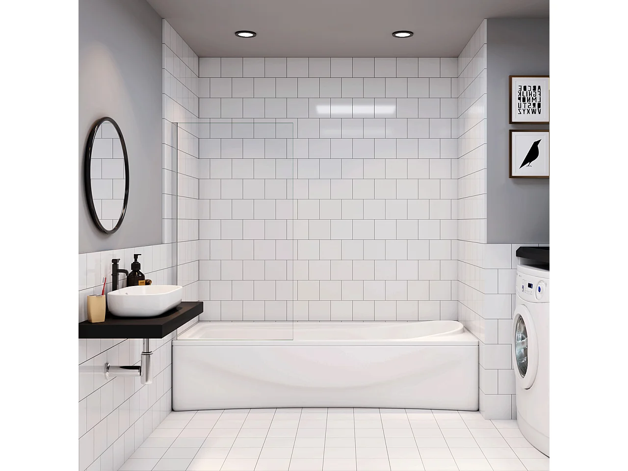 70x140 cm Sopravasca WALK IN Parete Fissa Doccia Per Vasca Pannello Singolo Vetro Temperato 6 mm Trasparente Anticalcare Cromato Lucido