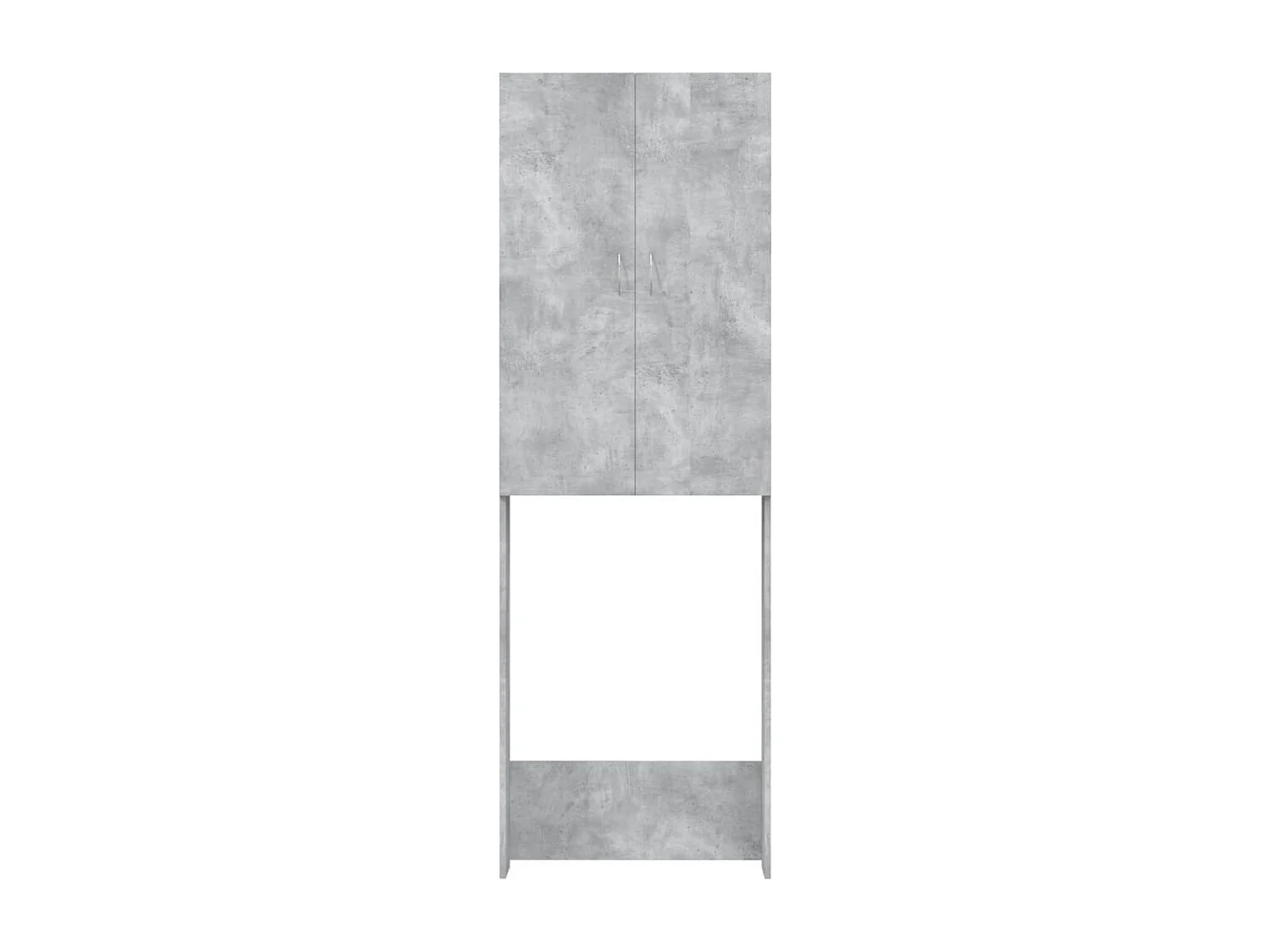 Mueble lavadora Gris hormigón 64x25,5x190 cm