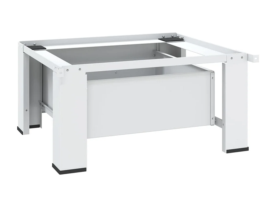 Onderstel voor wasmachine met lade Wit