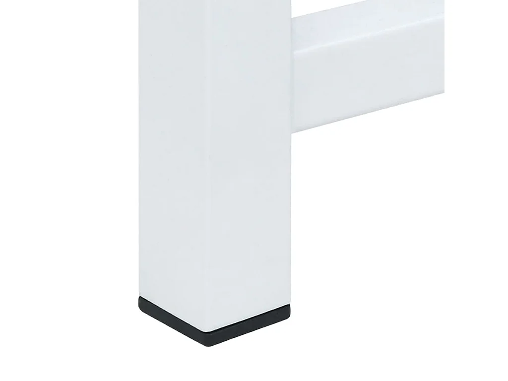 Socle pour machine à laver avec étagère coulissante Blanc