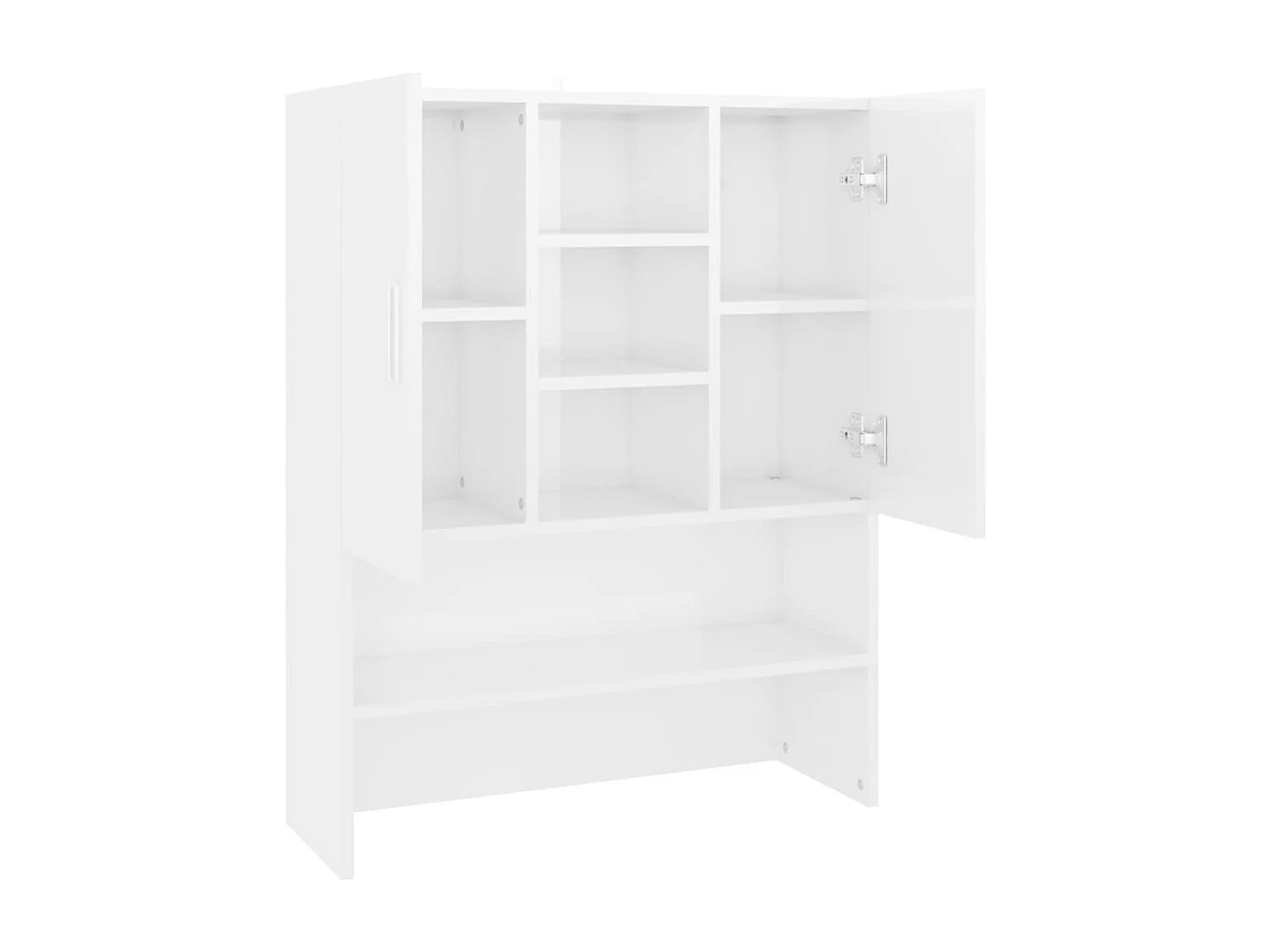 Meuble pour machine à laver Blanc brillant 70,5x25,5x90 cm