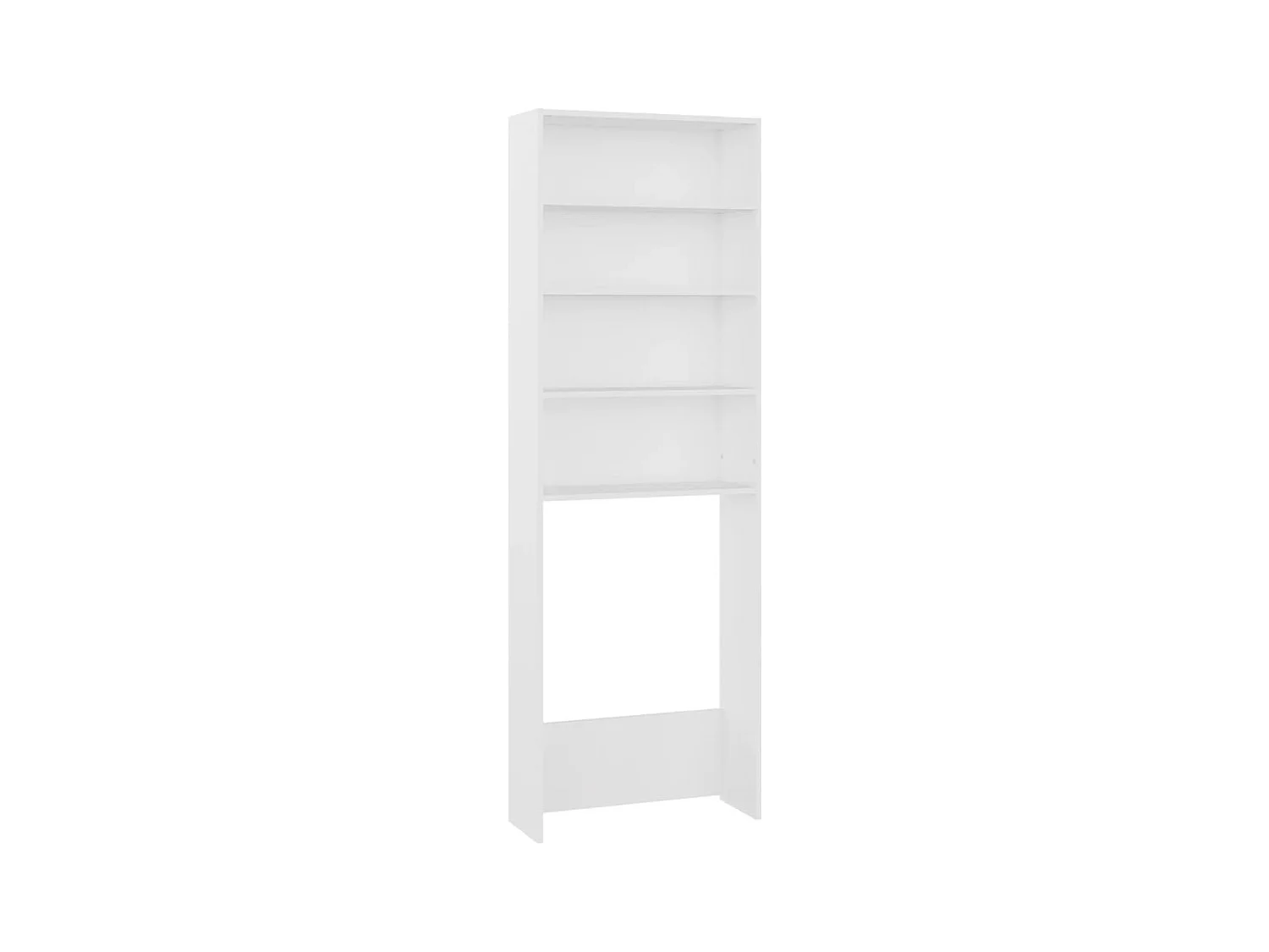 Meuble pour machine à laver Blanc 64x24x190 cm
