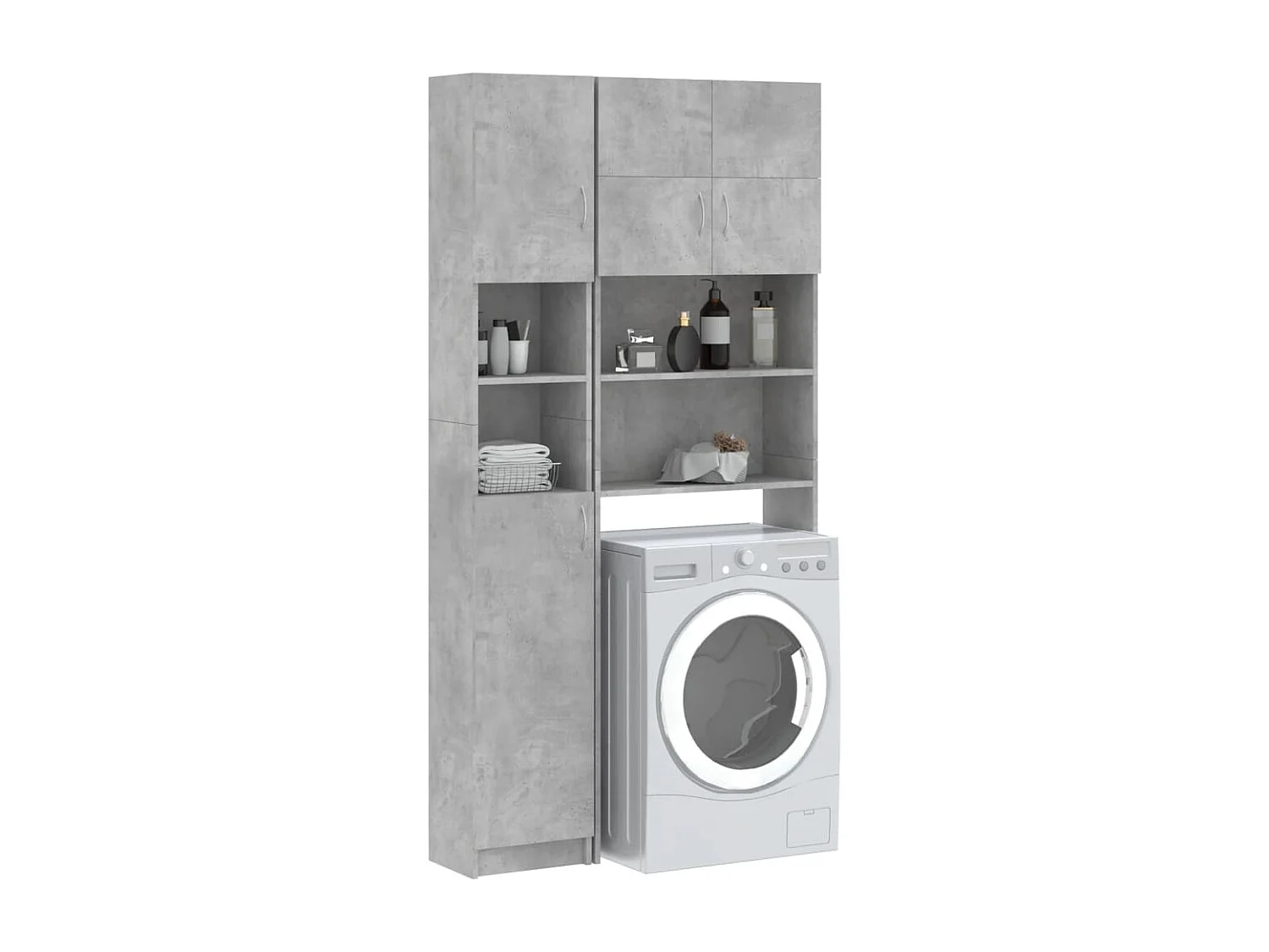 Set mobile per lavatrice Grigio cemento