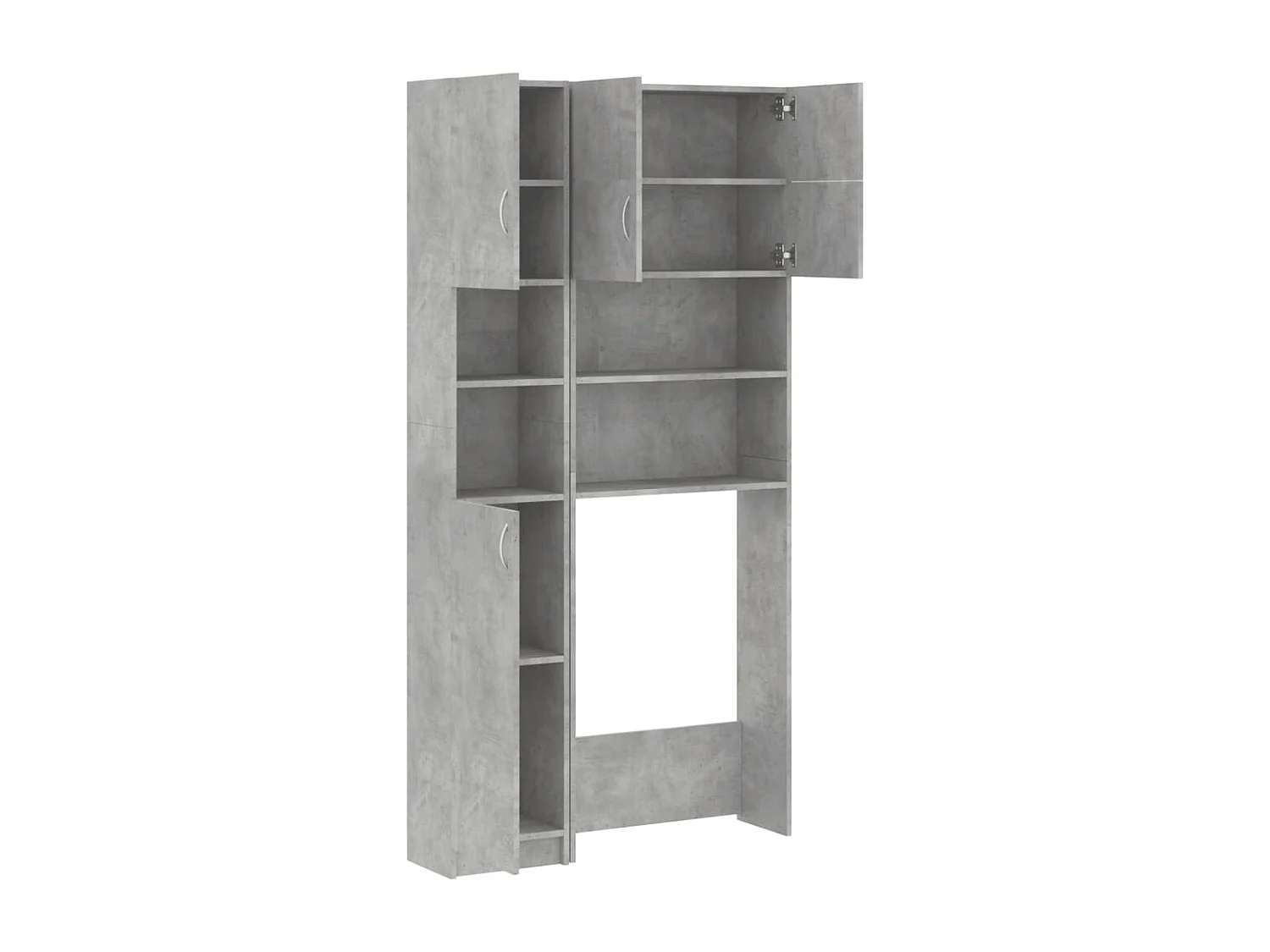 Set mobile per lavatrice Grigio cemento