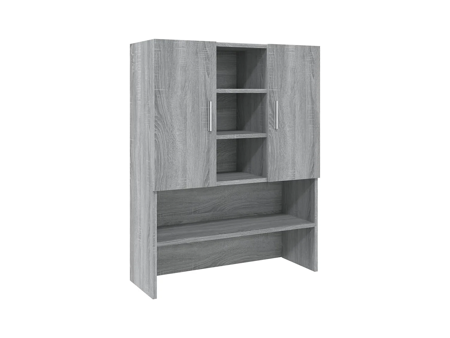 Armoire pour machine à laver Sonoma gris Bois d'ingénierie
