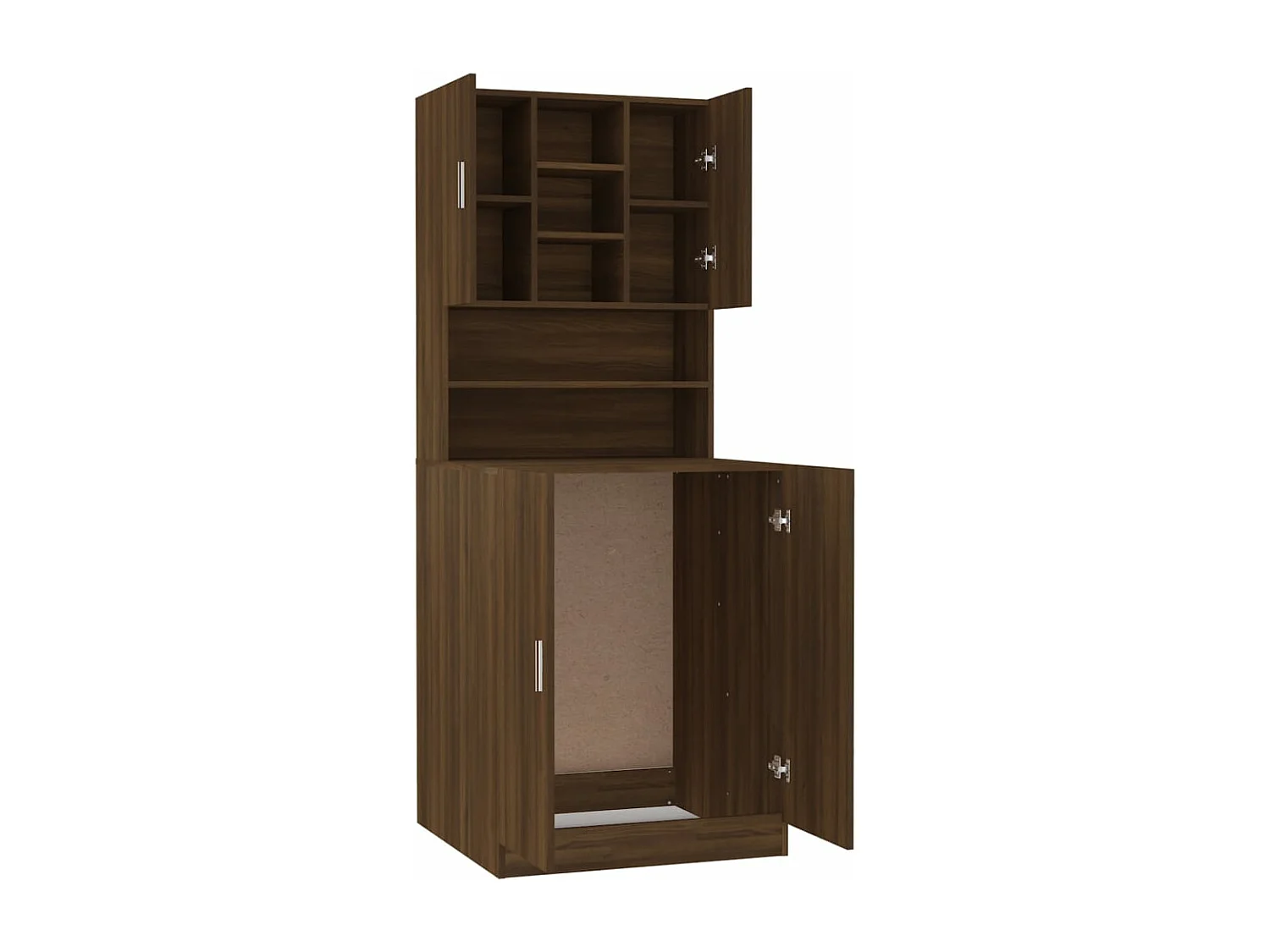 Armoire de machine à laver Chêne marron Bois d’ingénierie