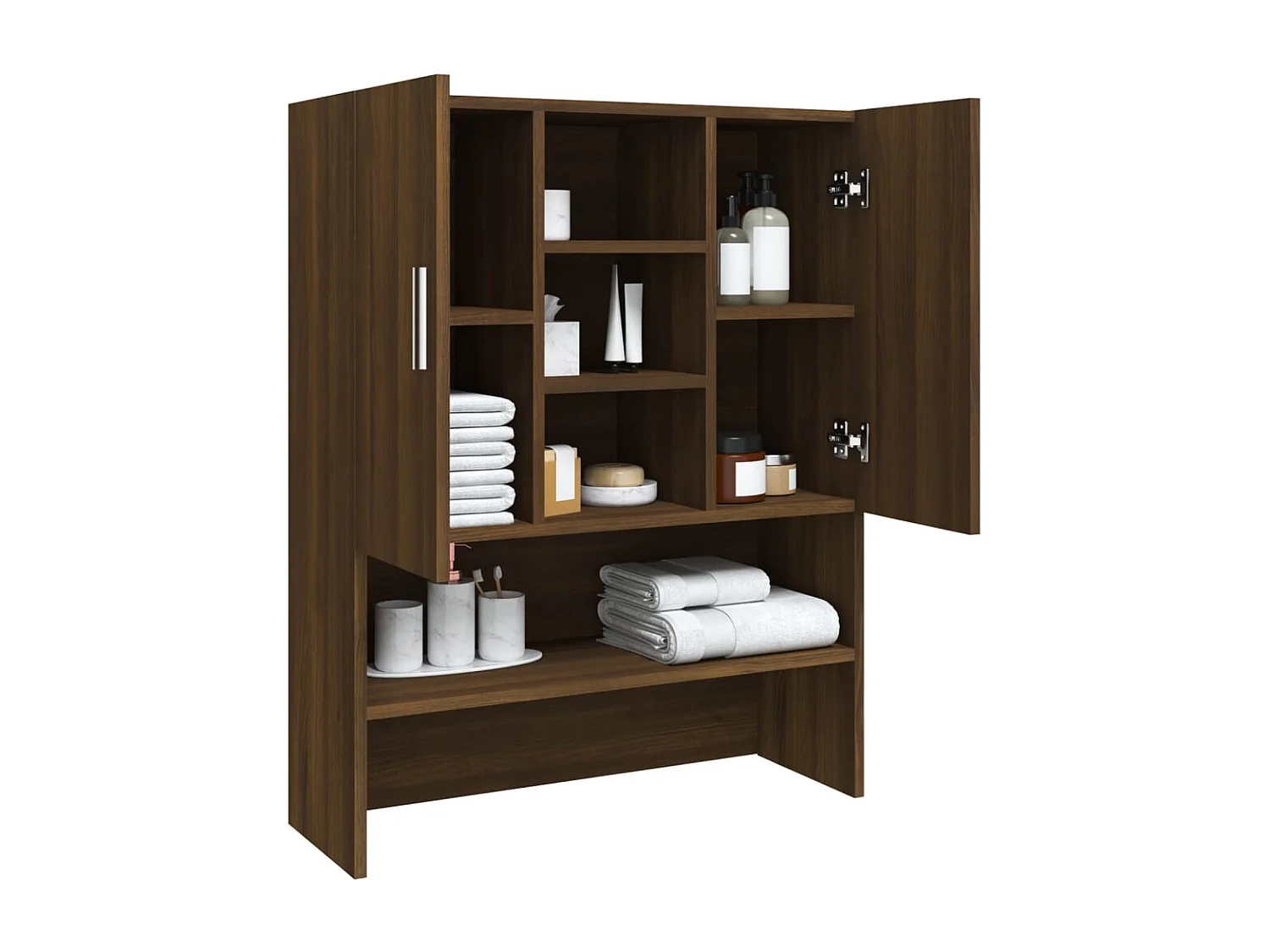 Mobile lavatrice Rovere marrone 70,5x25,5x90 cm