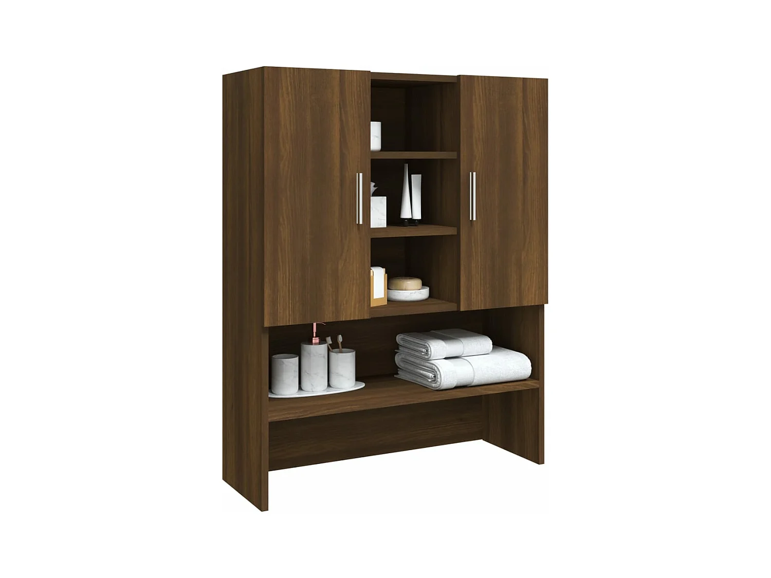 Meuble pour machine à laver Chêne marron 70,5x25,5x90 cm