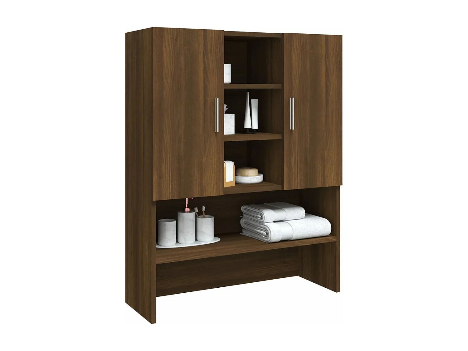 Meuble pour machine à laver Chêne marron 70,5x25,5x90 cm