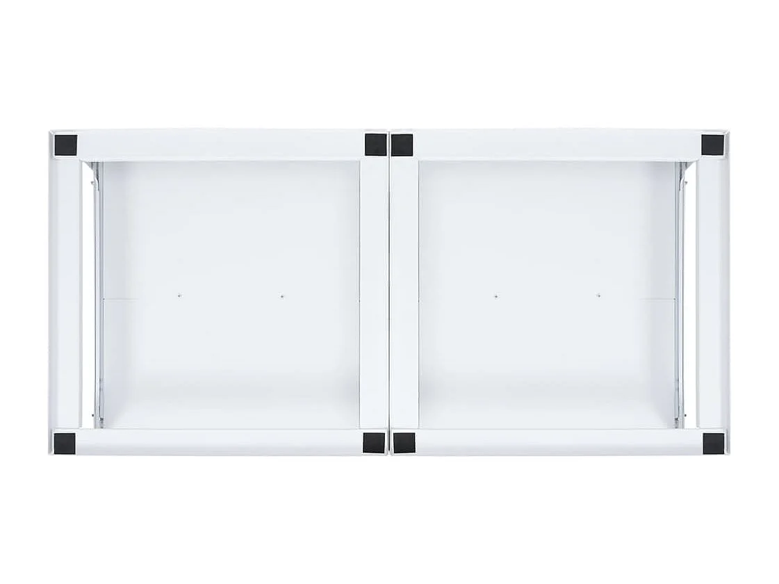 Pedestal de Lavadora e Secadora e Prateleira Deslizante Branco