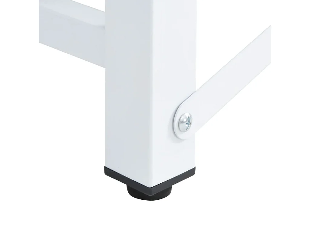 Pedestal de Lavadora e Secadora e Prateleira Deslizante Branco