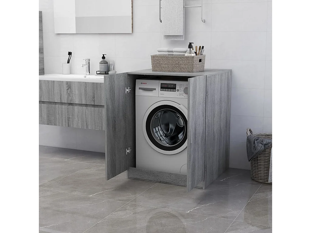 Meuble pour machine à laver Sonoma gris 71x71,5x91,5 cm